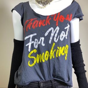 Rebel Yell Thank You for Not Smoking Tee NWT S